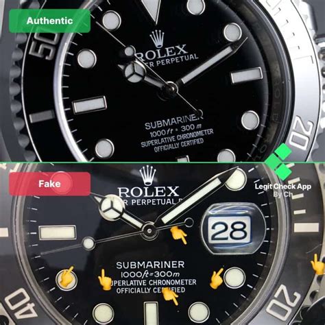 rolex oyster perpetual datejust submariner vs fake|rolex submariner date 126610ln.